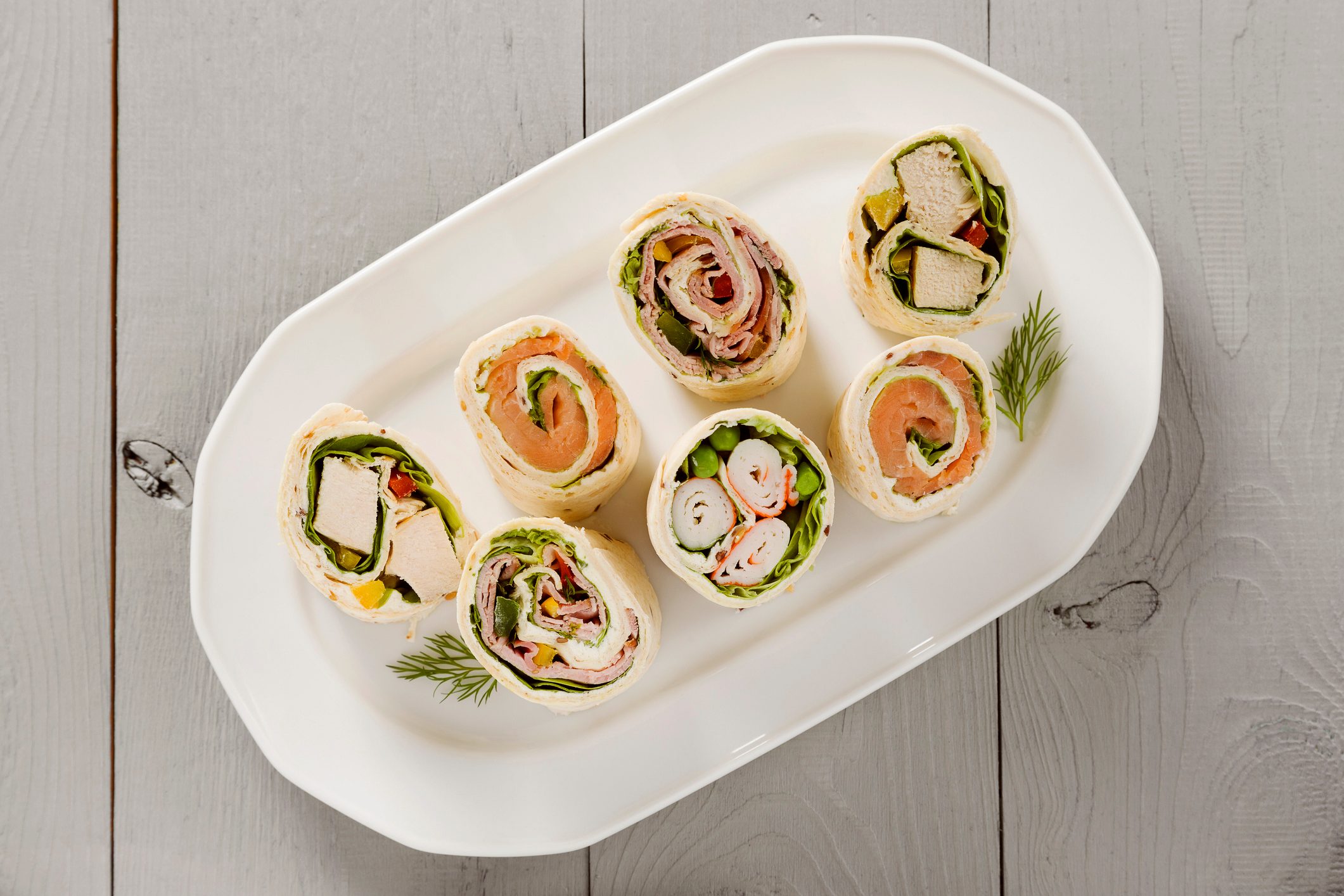 healthy lunch wraps
