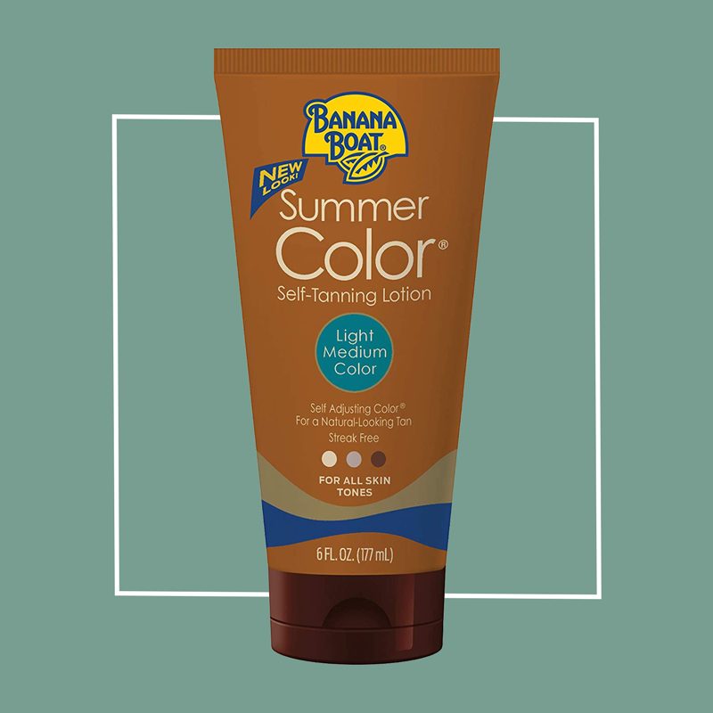 banana boat summer color self tanner