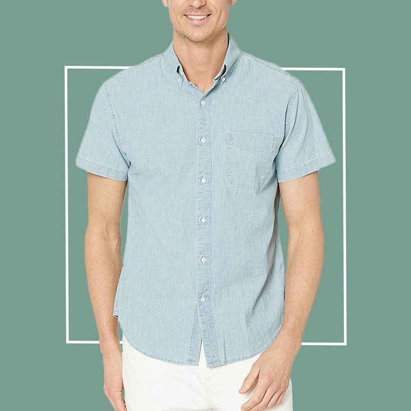 J. Crew Short Sleeve Chambray
