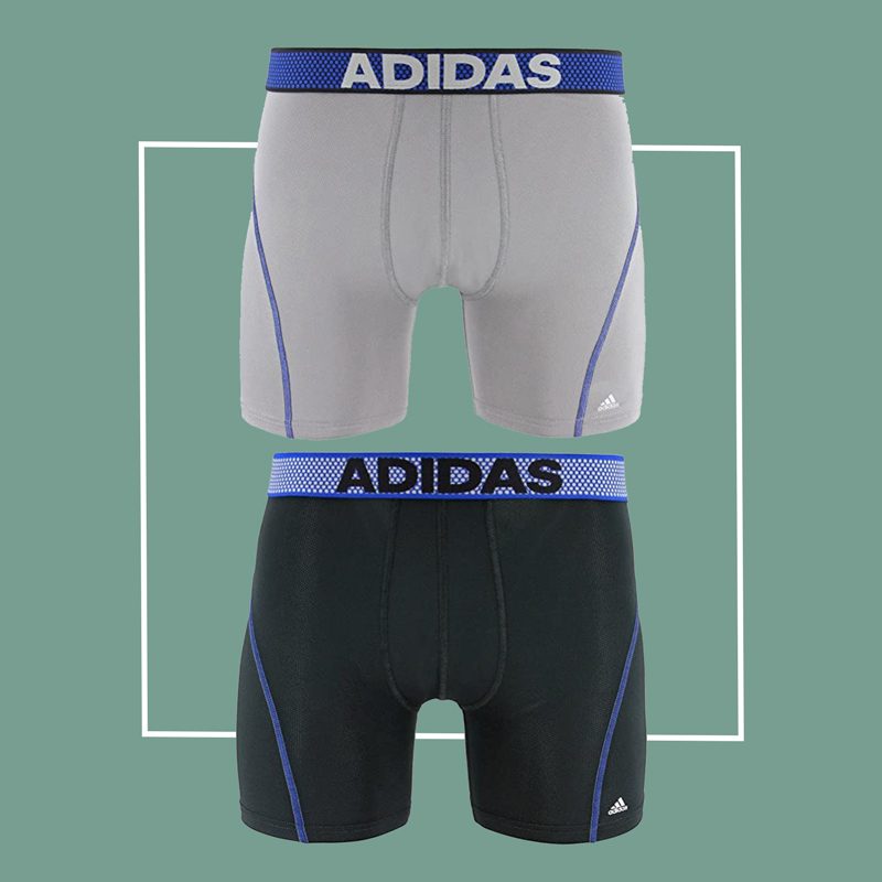 Adidas Men's Sport Performance ClimaCool Boxer Brief Underwear (2-Pack)