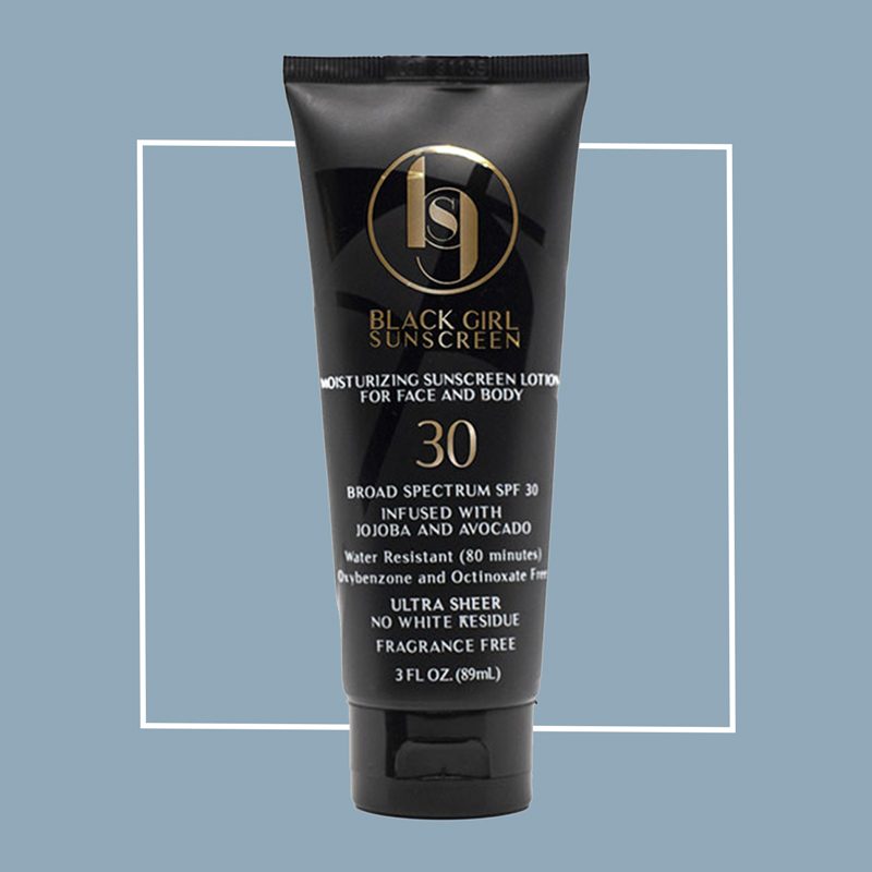 black girl sunscreen