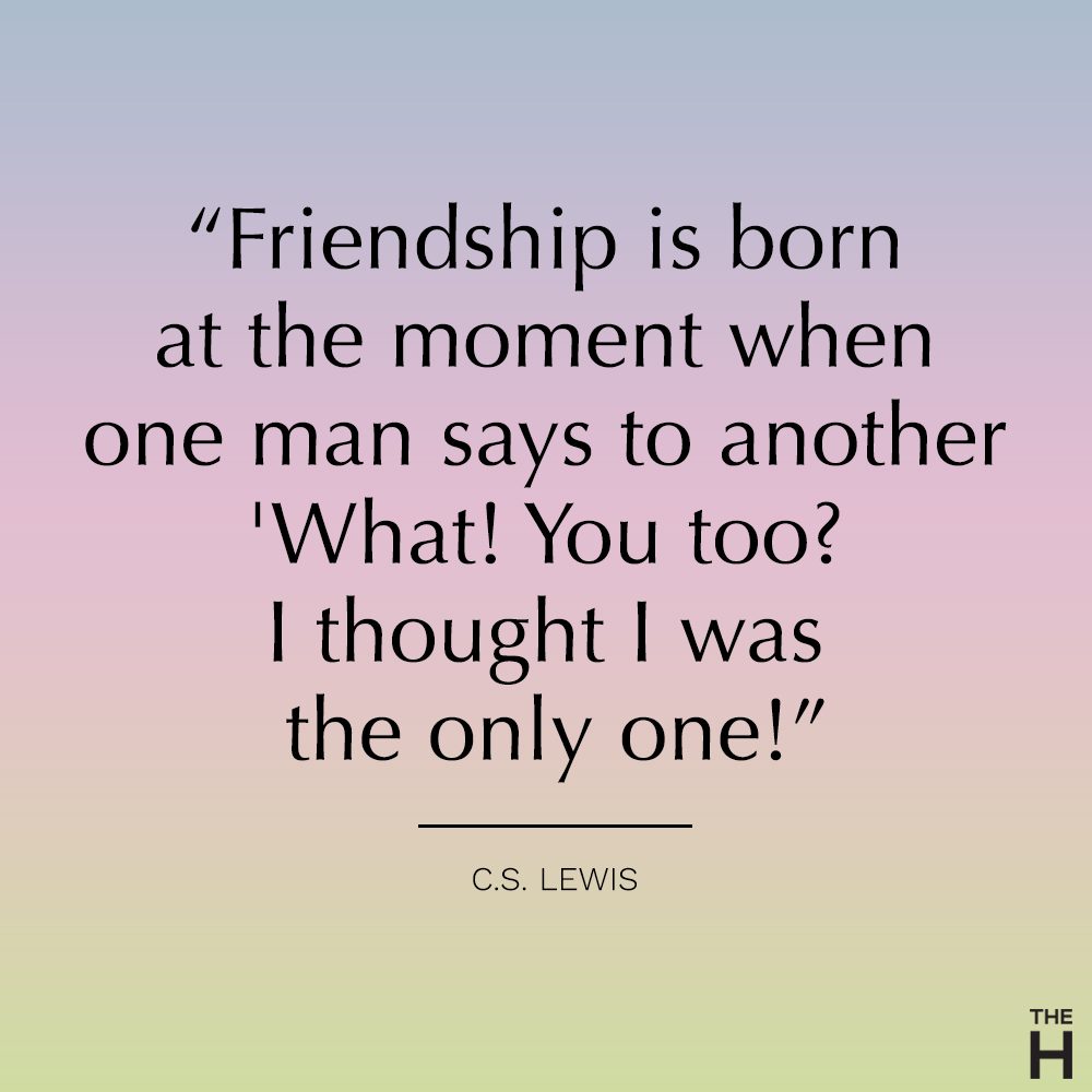 C.S. lewis funny friendship quote