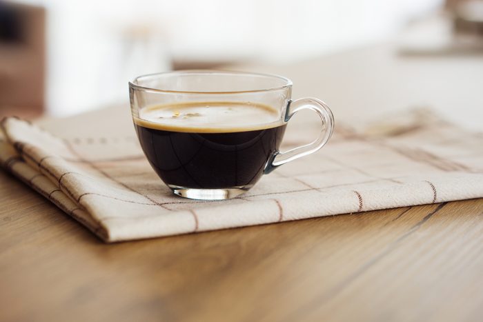 Morning boost. Double espresso, anybody?