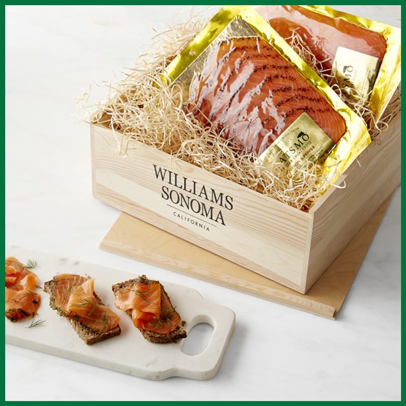 Catsmo Smoked Salmon Trio Gift Crate
