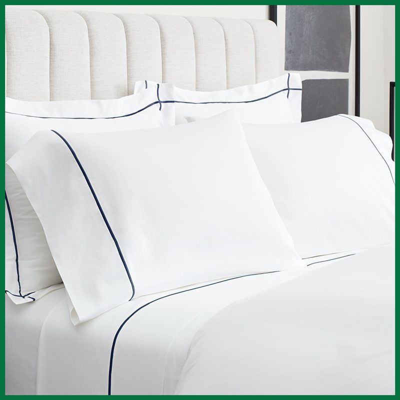 Boll & Brand Embroidered Sheet Set