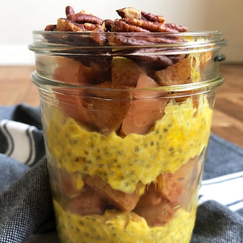pumpkin chia seed oatmeal