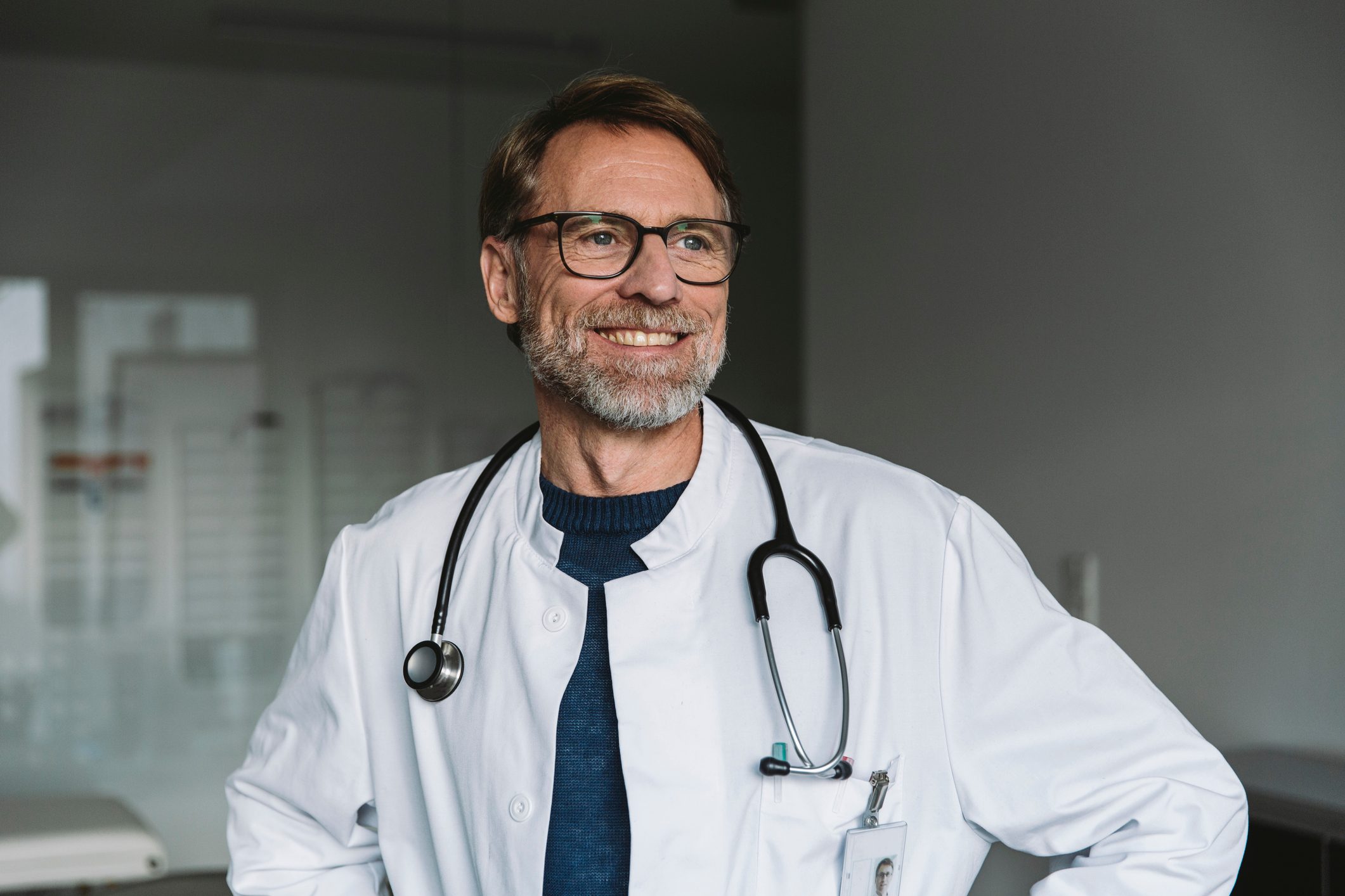 Portrait of smiling doctor
