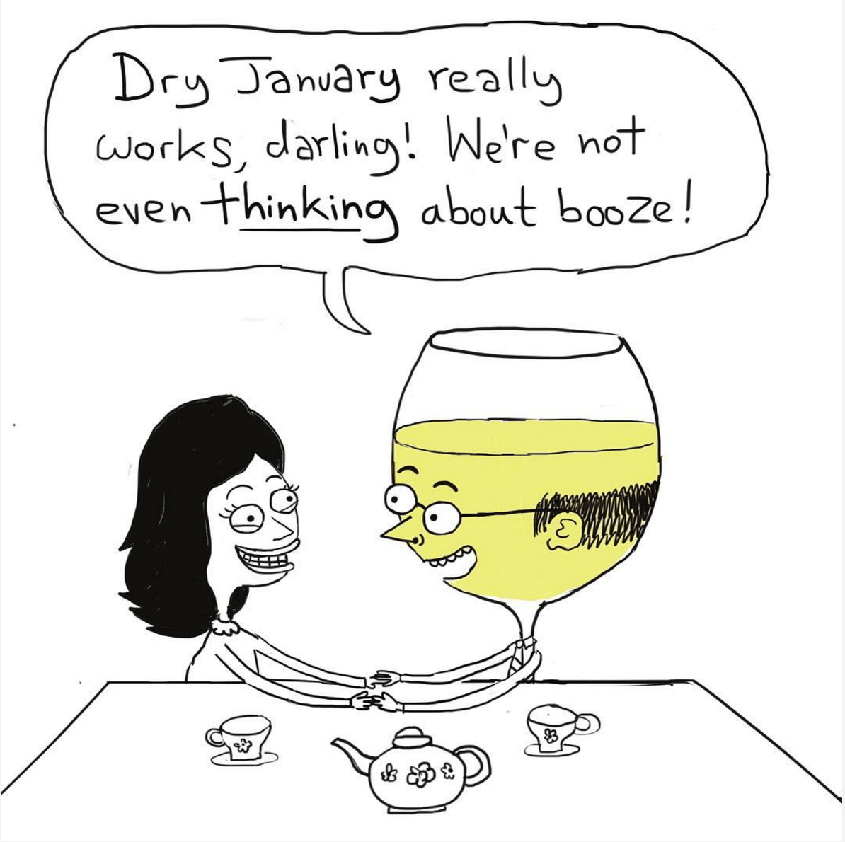 dry january meme