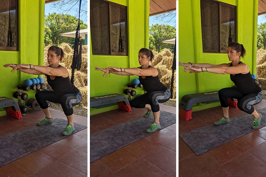 Duck Walk Exercise