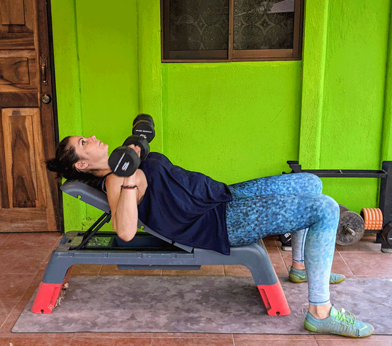 Incline Dumbbell Bench Press Exercise