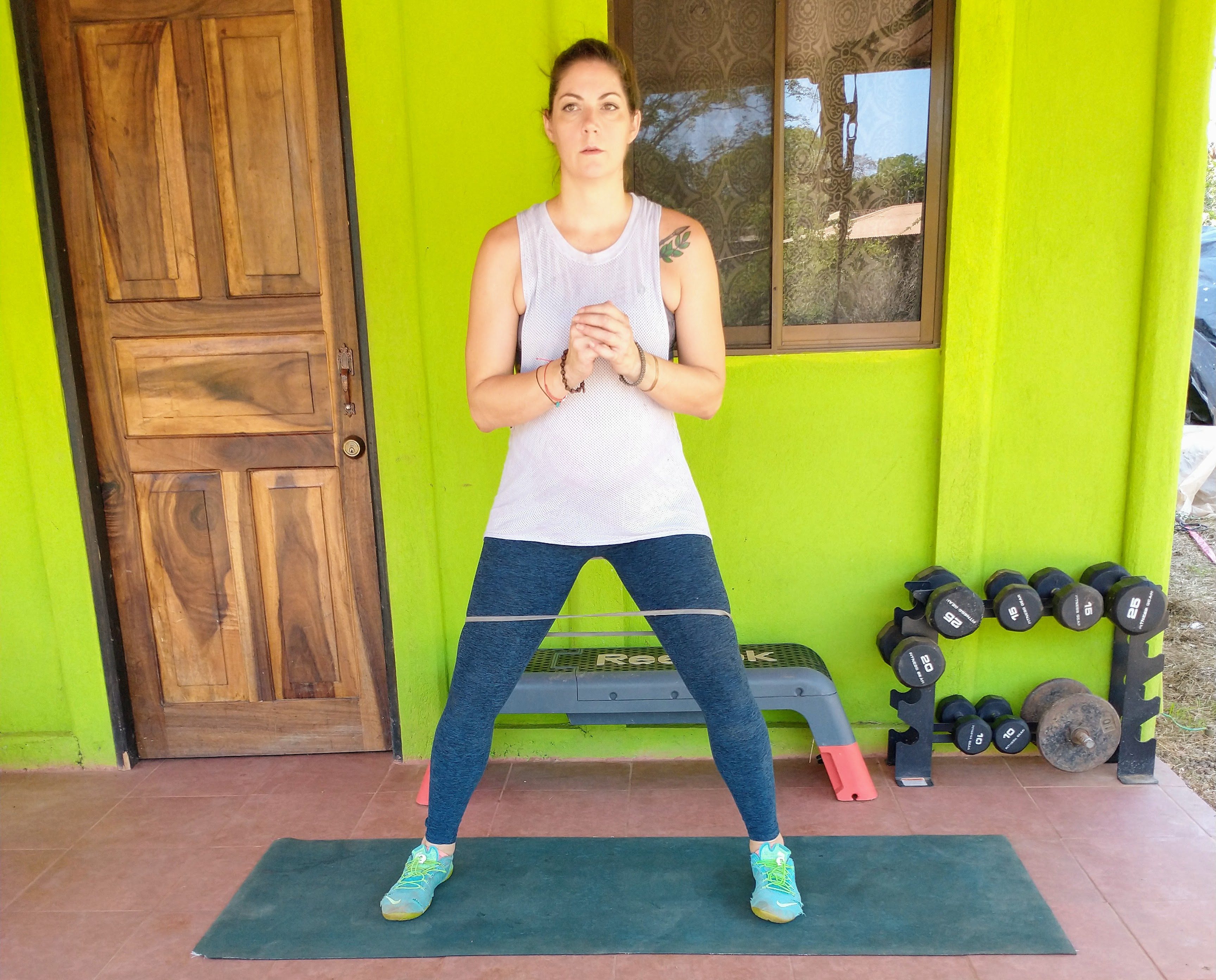 Banded lateral walks
