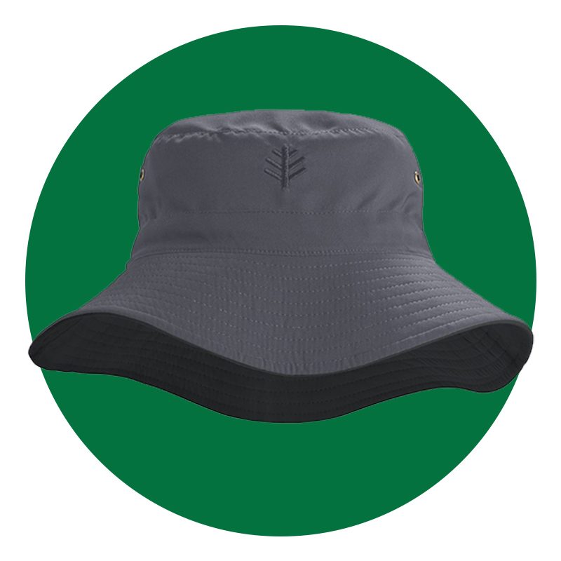 Mens Landon Reversible Bucket Hat Upf 50