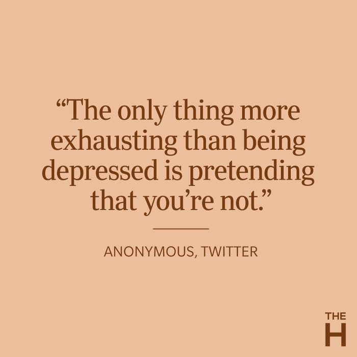Anonymous Twitter Depression Quote