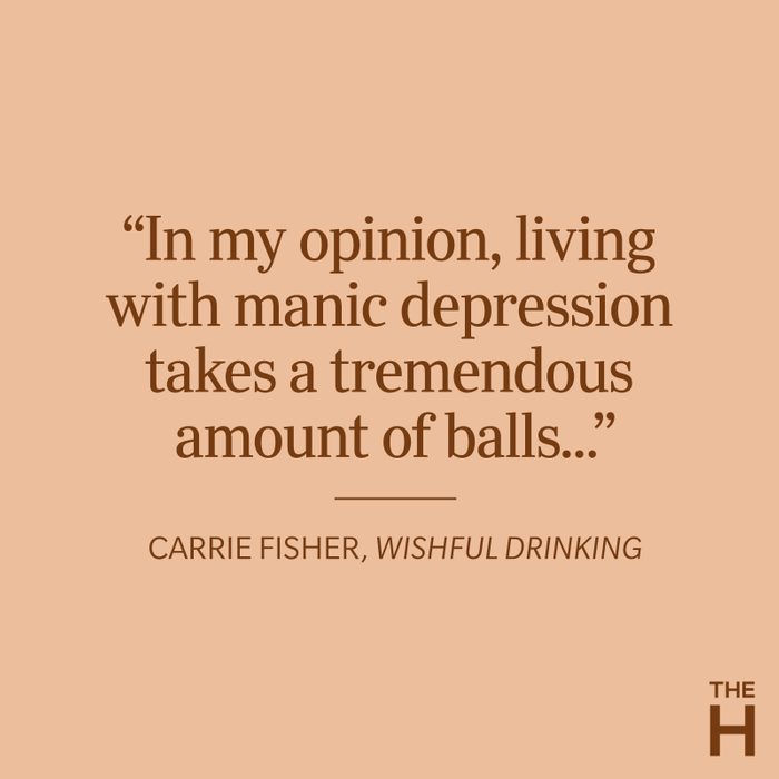 Carrie Fisher Depression Quote