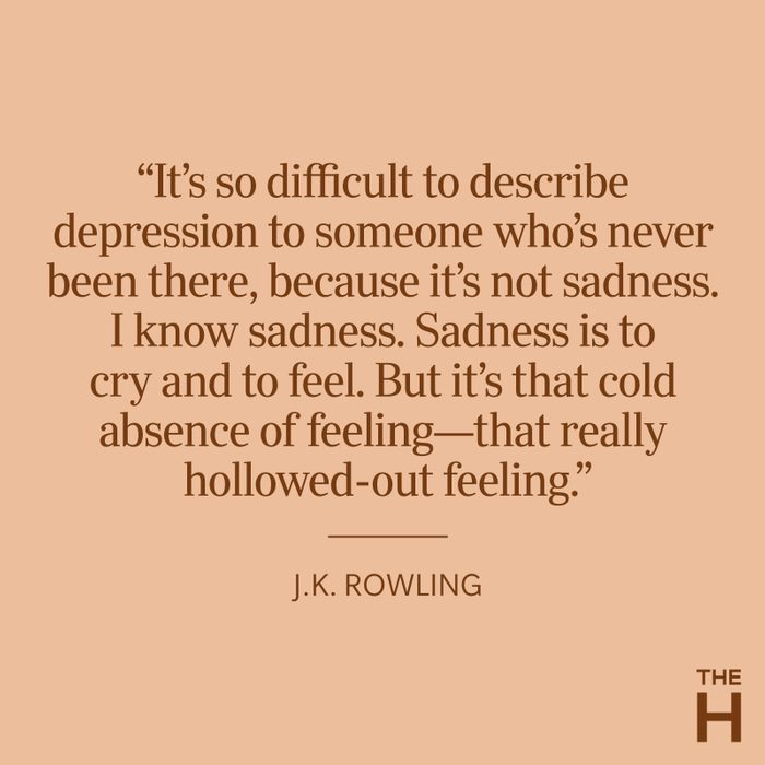 Jk Rowling Depression Quote