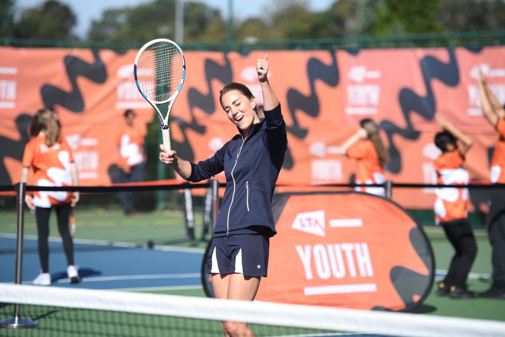 The Duchess Of Cambridge Meets British US Open Champions