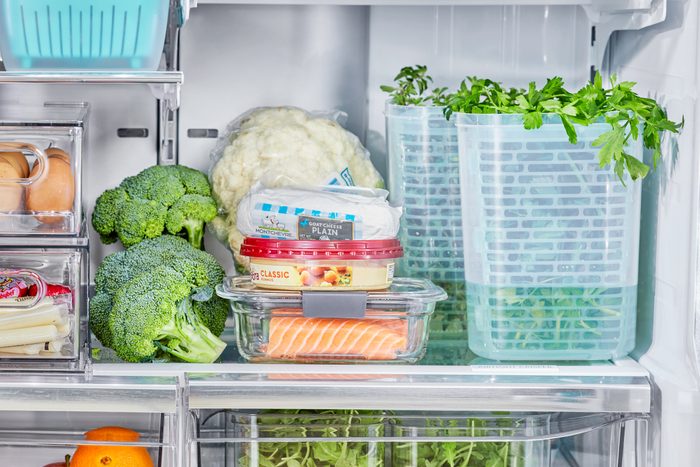 inside the fridge of a cardiologist