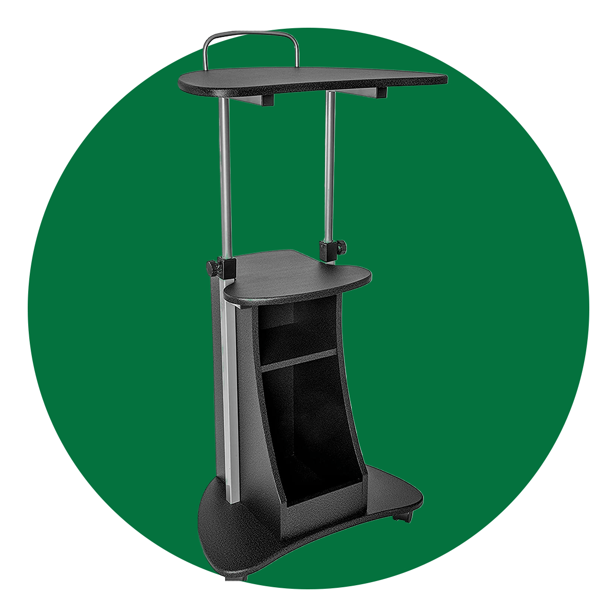 Techni Mobili Sit To Stand Laptop Cart Ecomm Via Amazon.com