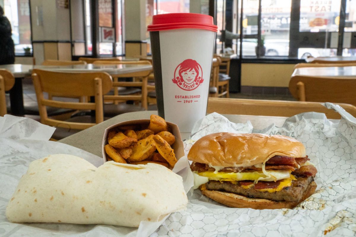 Wendy's breakfast sandwich
