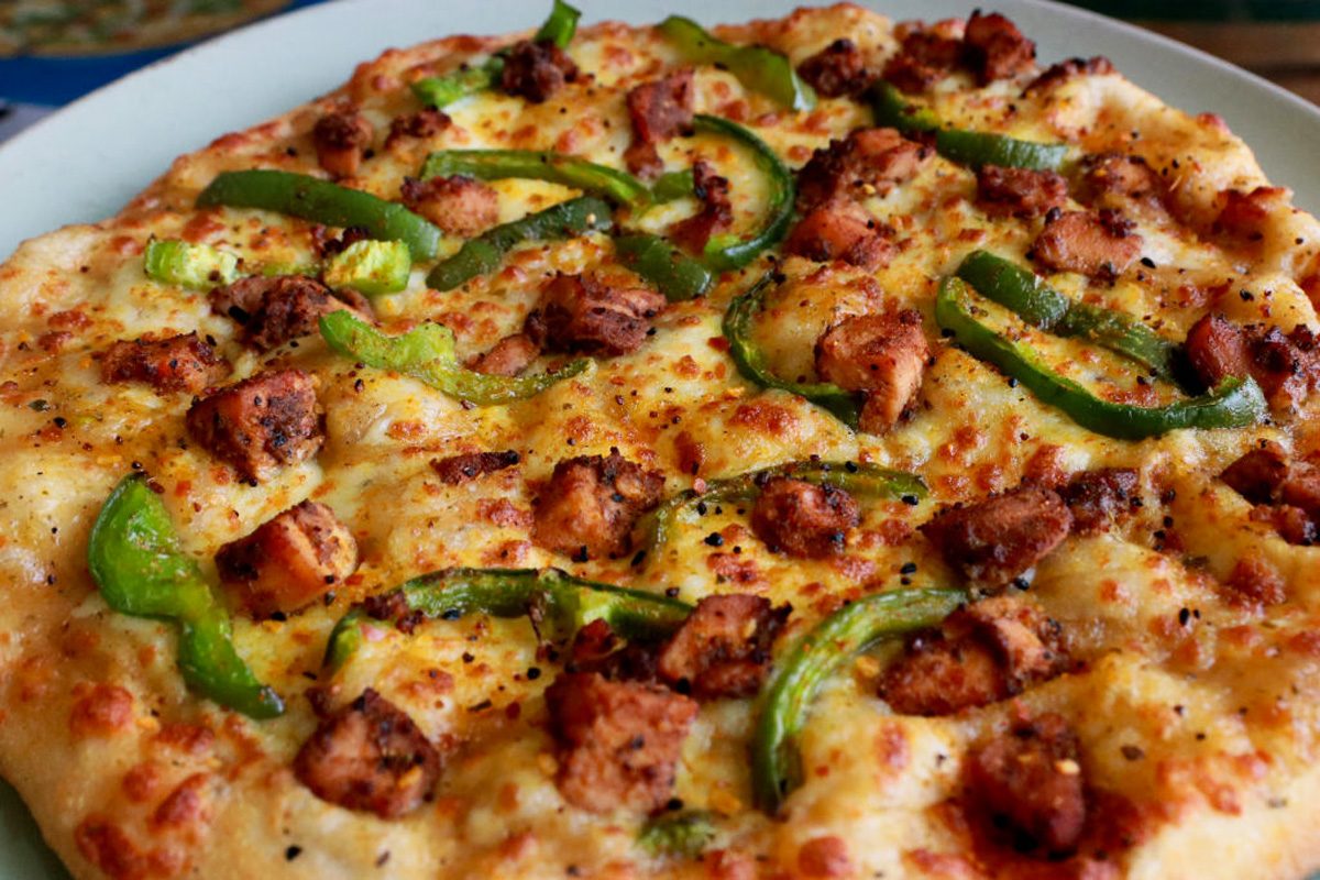 dominos veggie pizza