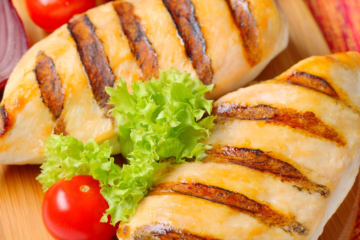 grilled chicken breasts