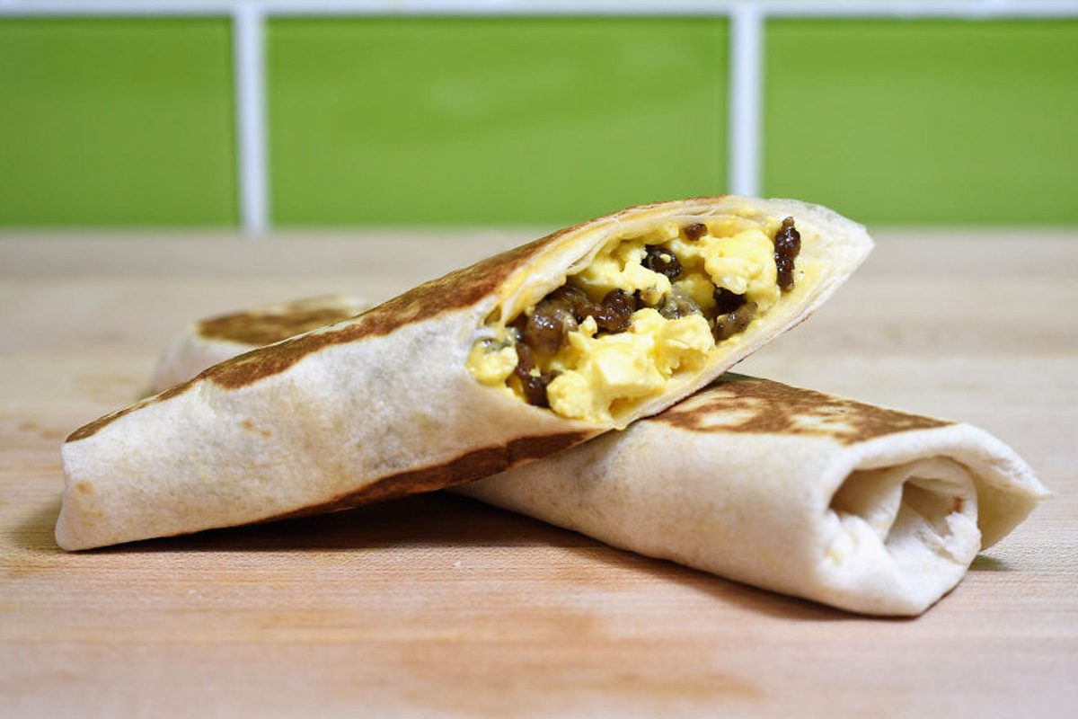 Taco Bell breakfast burrito